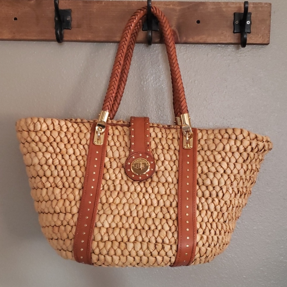 Michael Kors Straw Handbag